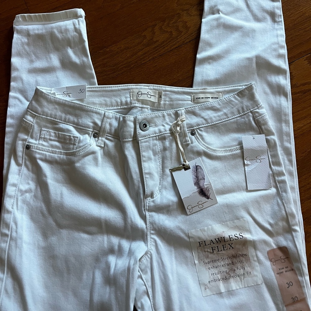 Jessica Simpson white jeans - Picture 3 of 5